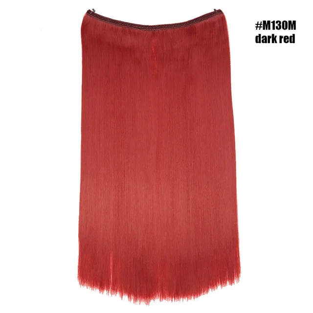 BENEHAIR Invisible Wire No Clips In Hair Extensions Secret Fish Line Hairpieces Synthetic Hair Extensions Fake Hair For Women M130M