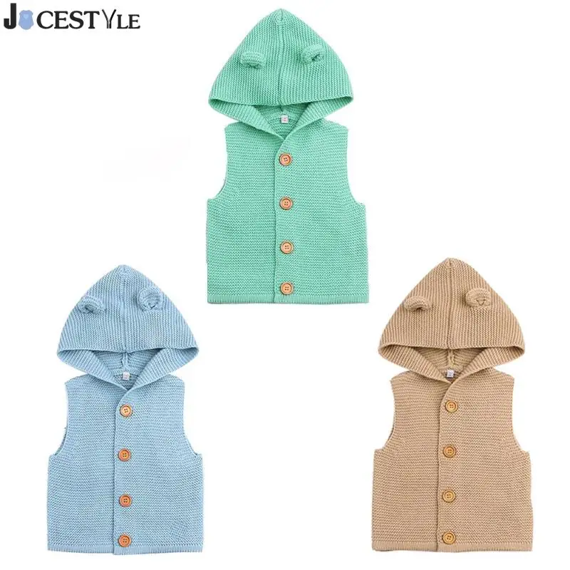 JOCESTYLE Baby Boys Girls Knitting Vests & Waistcoats Fashion Kids