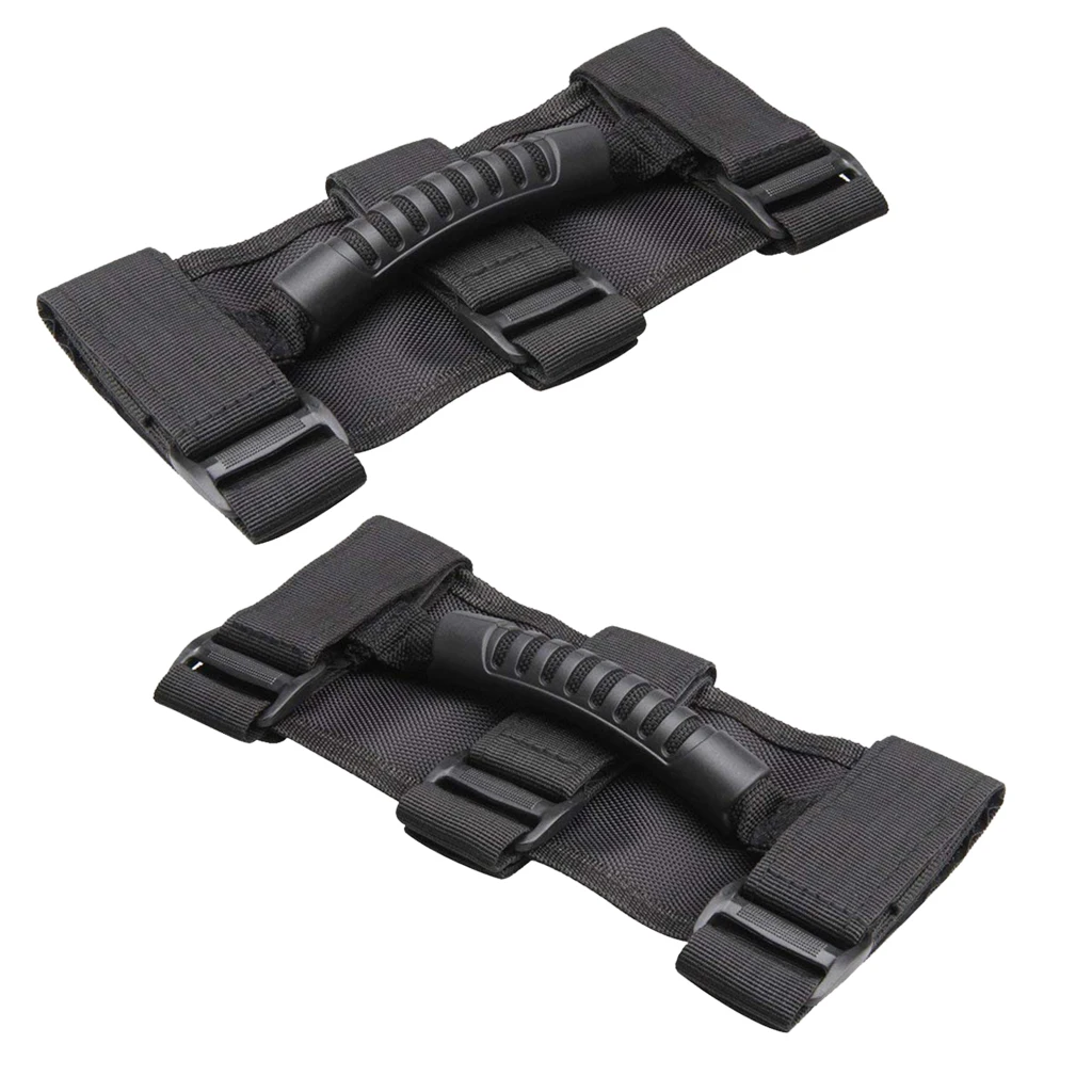 

2Pieces Roll Bar Grab Handles Grib Hand Holder For Jeep Wrangler JK TJ YJ