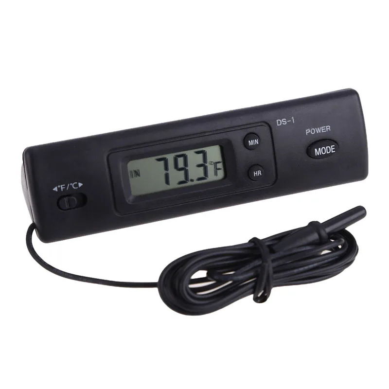 Car Digital Thermometer with Two Probes Car Interior Temperature