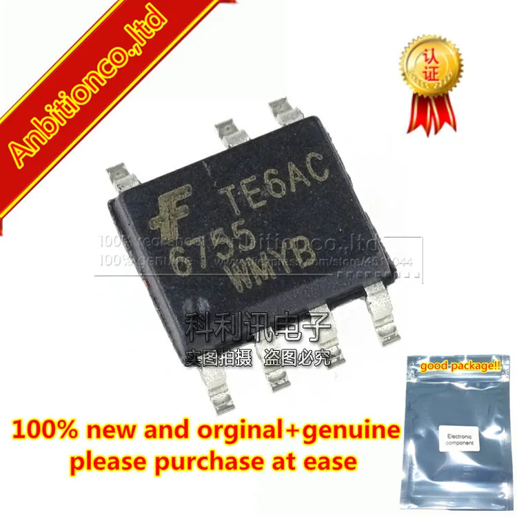 10 шт. 100% новый и оригинальный FAN6755 FAN6755MYC 6755WMYB высоко Интегрированный контроллер