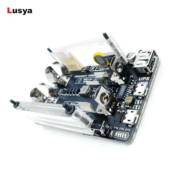 

UPS-18650 MAX17040G Raspberry pi UPS Power Expansion Board for pi 2 pi 3 B + With RTC Measurement 5V Output Serial Port A1-013