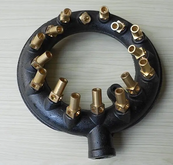 Supper quality Cast iron 16 nozzles gas jet tips burner