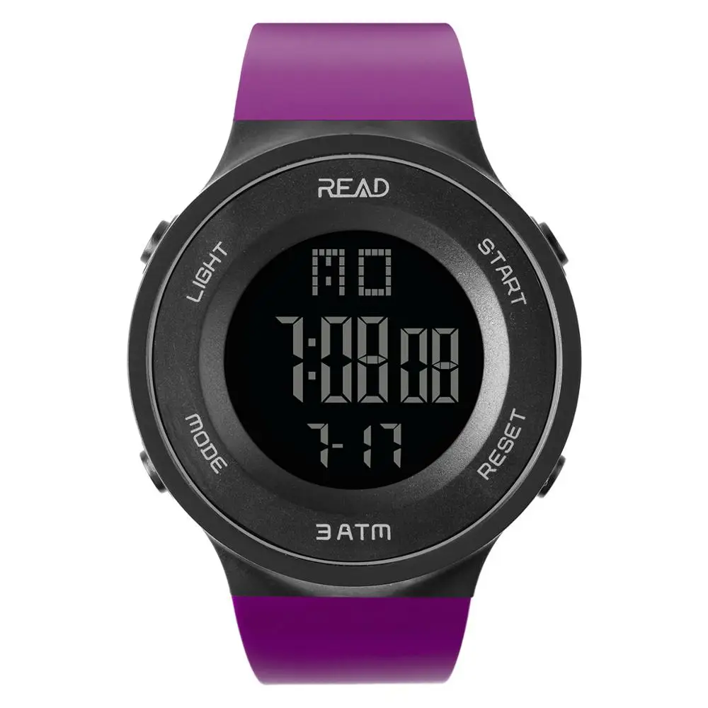 

90003 fashion digital smart watch with led display alarm sport clock speed monitor 30 bar for men women  
