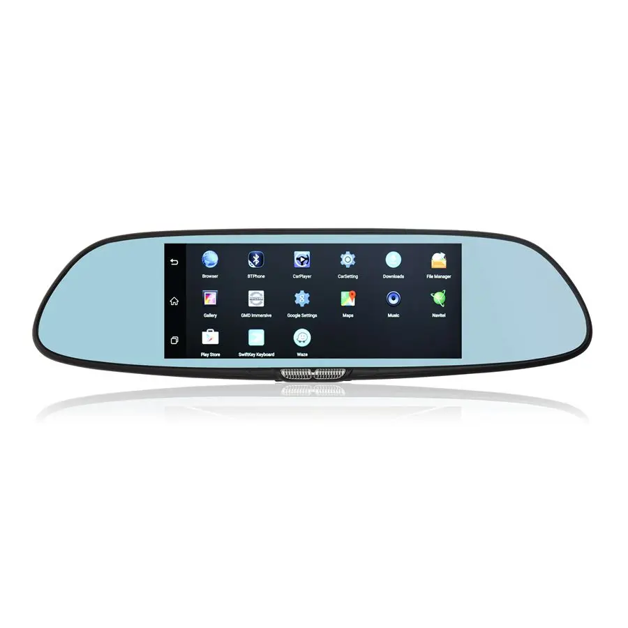 Otstrive 7 дюймов 3g WiFi Android 5 0 зеркало gps DVR FHD 1080 P Bluetooth видеорегистратор с двойным