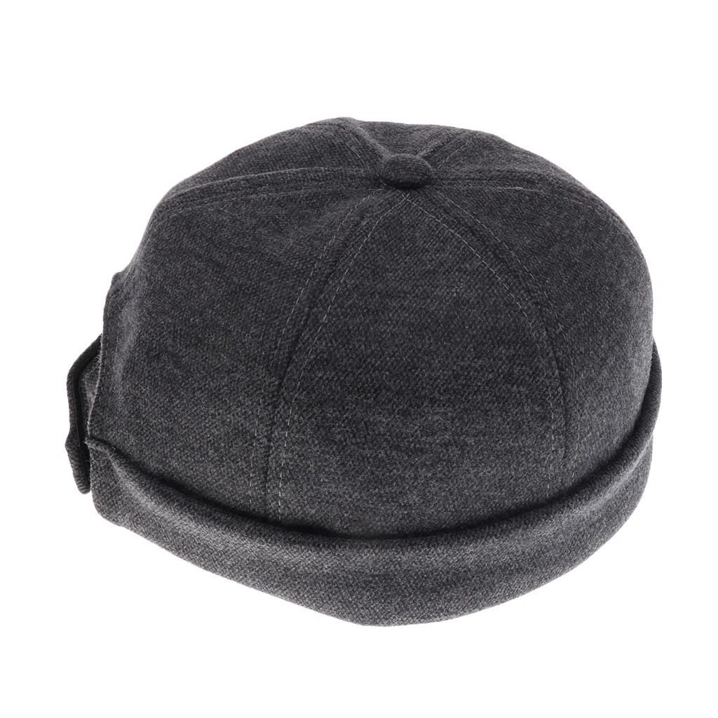 High Quality Men Woman Teens Skullcap Watch Cap Brimless Hook & Loop Cap sailor hat (5 colors) Adjustble Hat Accessories