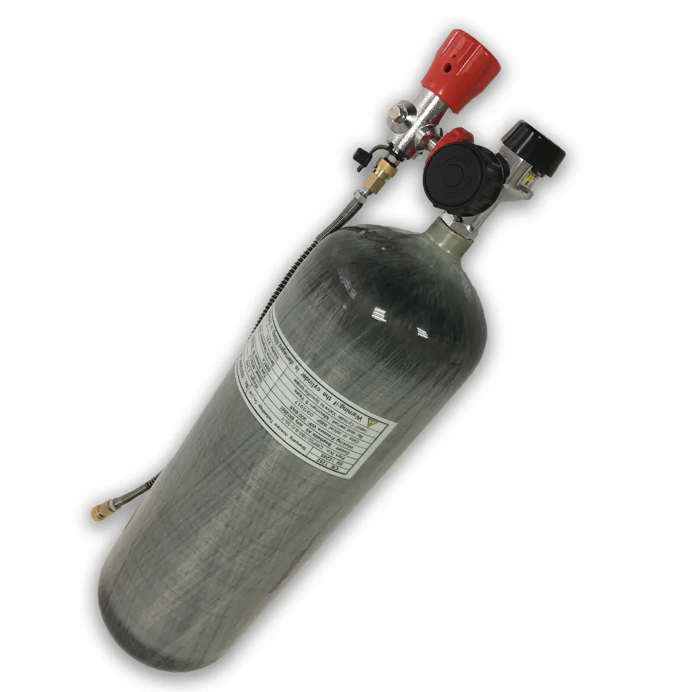 ACECARE 9L HPA 300bar 4500psi газовый бак для дайвинга из углеродного волокна PCP страйкбольный
