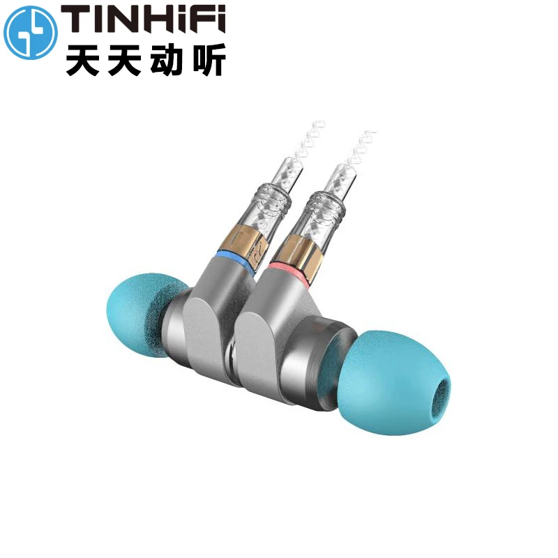 TINHIFI Audio TIN T2 Pro In Ear Earphone 2DD Unit HIFI Metal Earphone