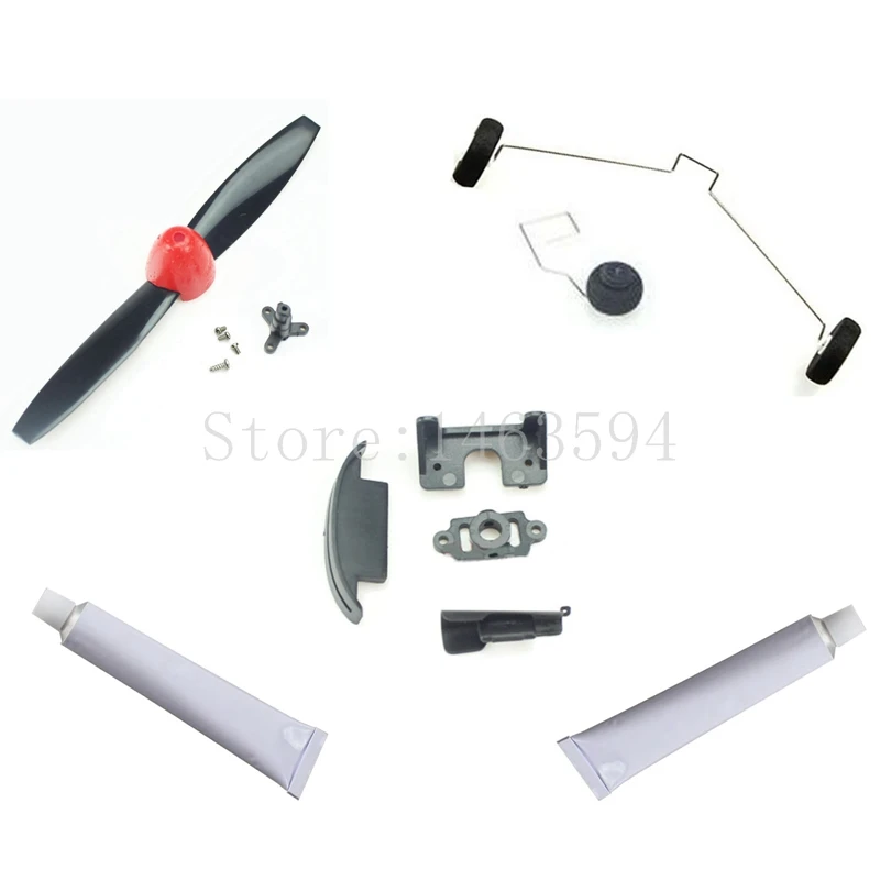 Paets set For XK A430 A-430 RC Airplane Spare Parts XK A430 Rotor+Landing geat+Plastic group+2 Foam glue