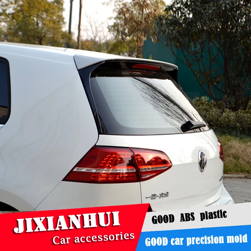 

For Golf Spoiler 2014-2018 Volkswagen Golf 7 7.5 Spoiler 4DGTK ABS plastic Material Car Rear Wing Color Rear Spoiler