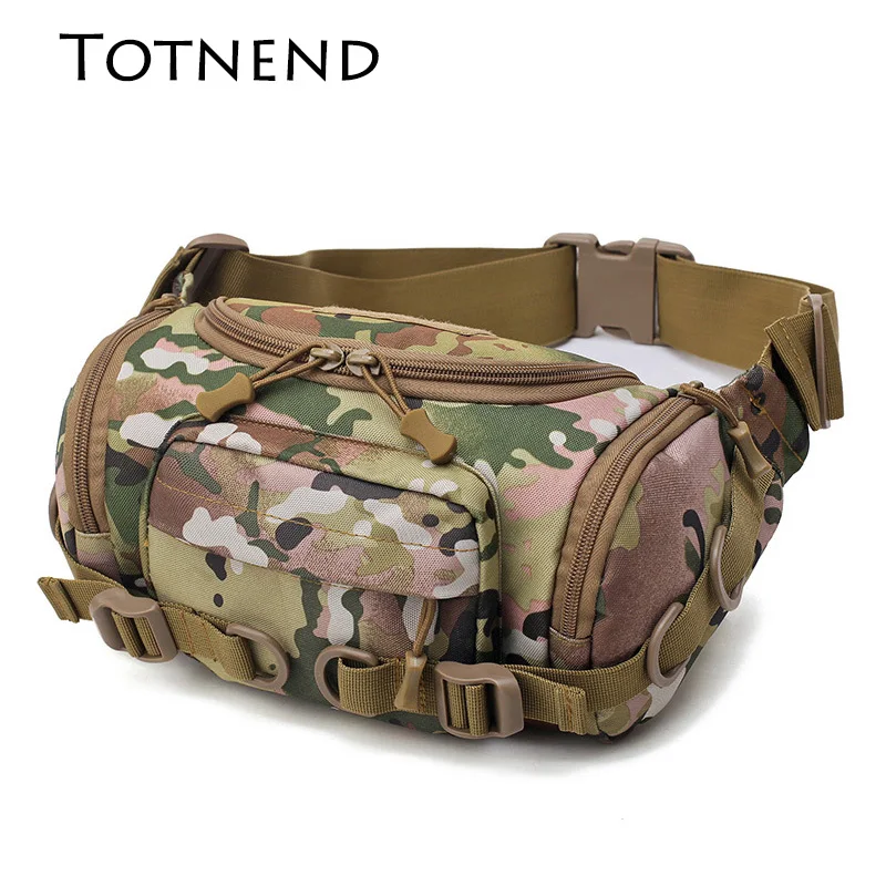 

Men Canvas Outdoor Waist Shoulder Bags Fishing Tackle Bags Cycling Fishing Reel Lure Bag Fishing Accessories