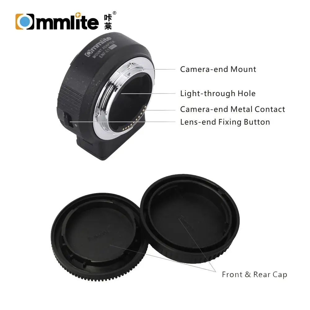 Commlite CM-ENF-E1 PROAuto Focus адаптер для объектива Nikon F только для sony E Mount A7R2 A7II A6300 A6500 A7R Mark II r25