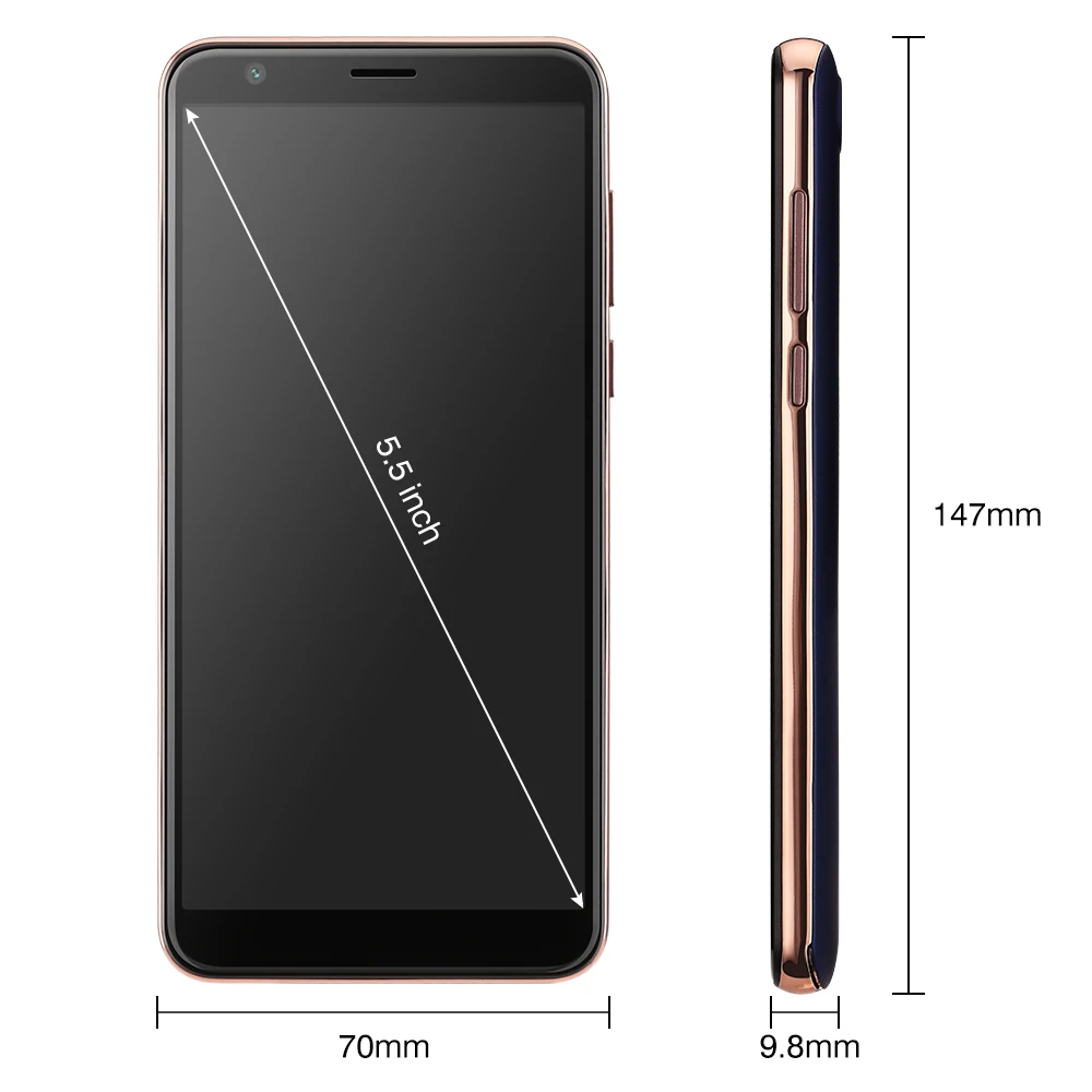 Original OUKITEL C11 Pro 4G Smartphone 5.5 inch 18:9 Android 8.1 Quad Core 3GB RAM 16GB ROM Cell phones 3400mAh Mobile Phone