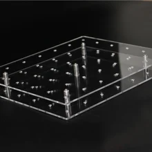 1 набор прямоугольных 42 Отверстия леденец держатель торт, поп-дисплей акриловая подставка Подставка держатель подставка-держатель