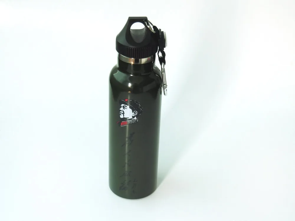 

5Pcs Cylindrical Sports Stainless Steel Mini Kettle Aluminum Carabiner Outdoor Accessories Camping Hiking 600ml