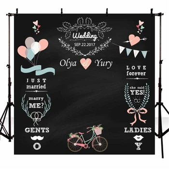 

Photography Backdrop Black Board White Chalk Picture Photography Background Cloth Custom Text Personlized Photo Studio Props