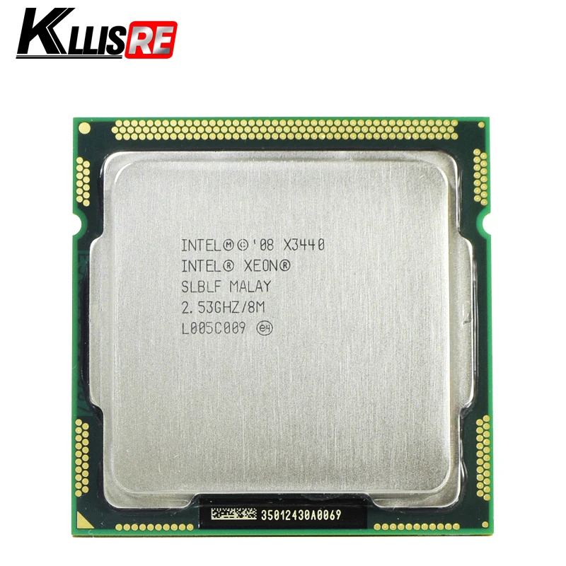 Процессор Intel Xeon X3440 четырехъядерный процессор 2,53 ГГц LGA1156 8M Cache 95W настольный процессор