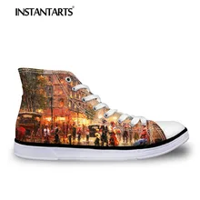 Baskets enfants personnalisées garçons haut chaussures en toile classiques plates respirant Vincent van Gogh imprimé nuit étoilée Baskets enfants personnalisées garçons haut chaussures en toile classiques plates respirant Vincent van Gogh imprimé nuit étoilée