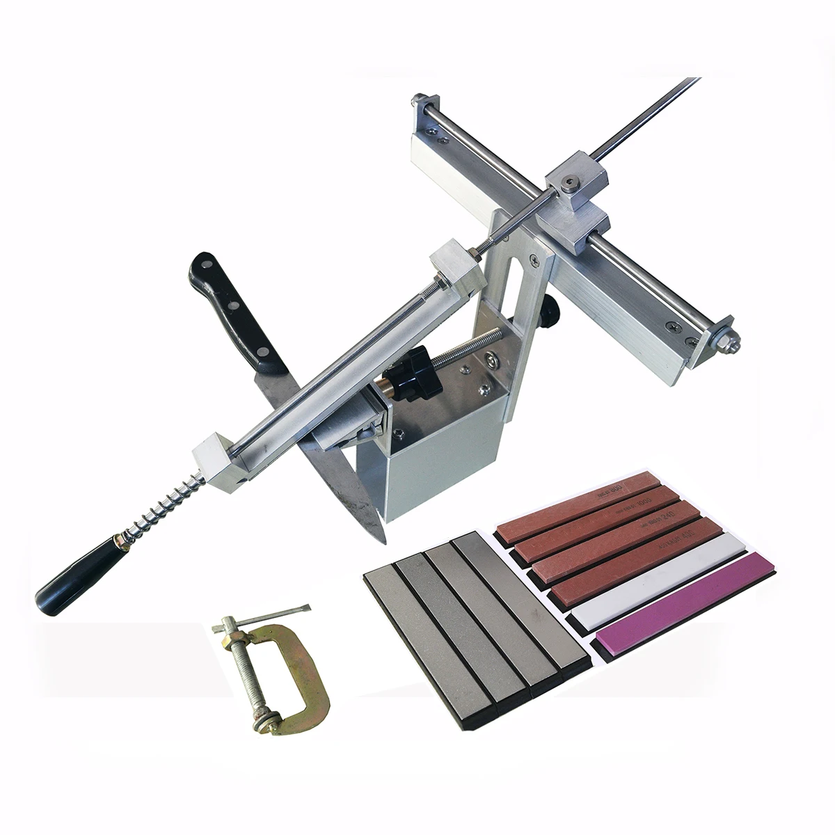 Comprar Afilador de cuchillos KME II amoladora profesional para afilar el sistema de afilado del cuchillo profesional afilador de cuchillos de borde Apex 1 diamante