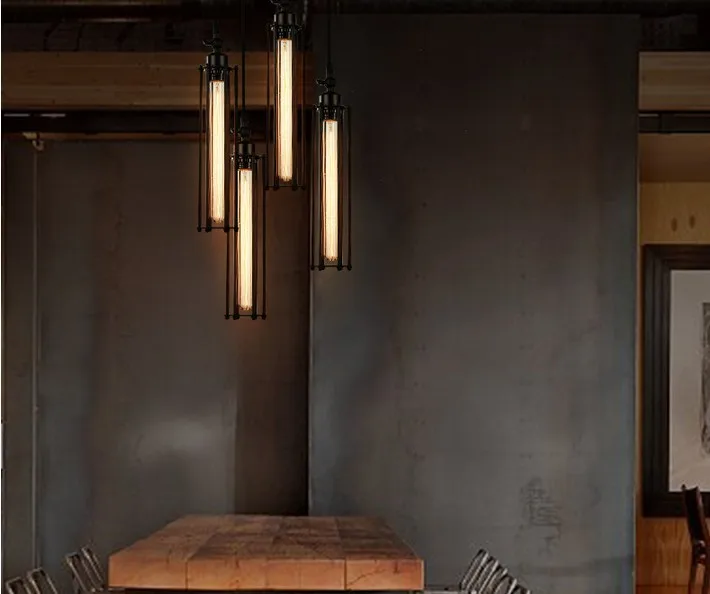 Ретро Лофт Стиль Edison подвесные светильники Винтаж Промышленное освещение для Обеденная подвесной светильник Lamparas colgantes