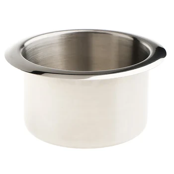 

1 Pcs 55mm*84mm Water Bottle Holder Cup Drink Holder For Boat Car Truck Camper RV Etc Stainless Steel Polished Sliver