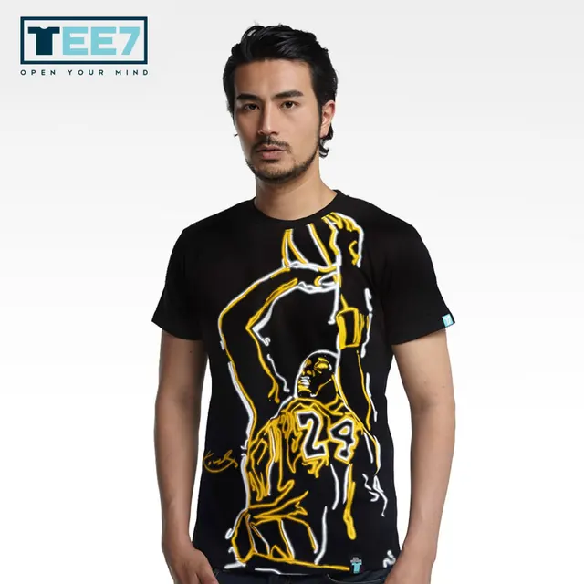 tee7 basketball star cotton