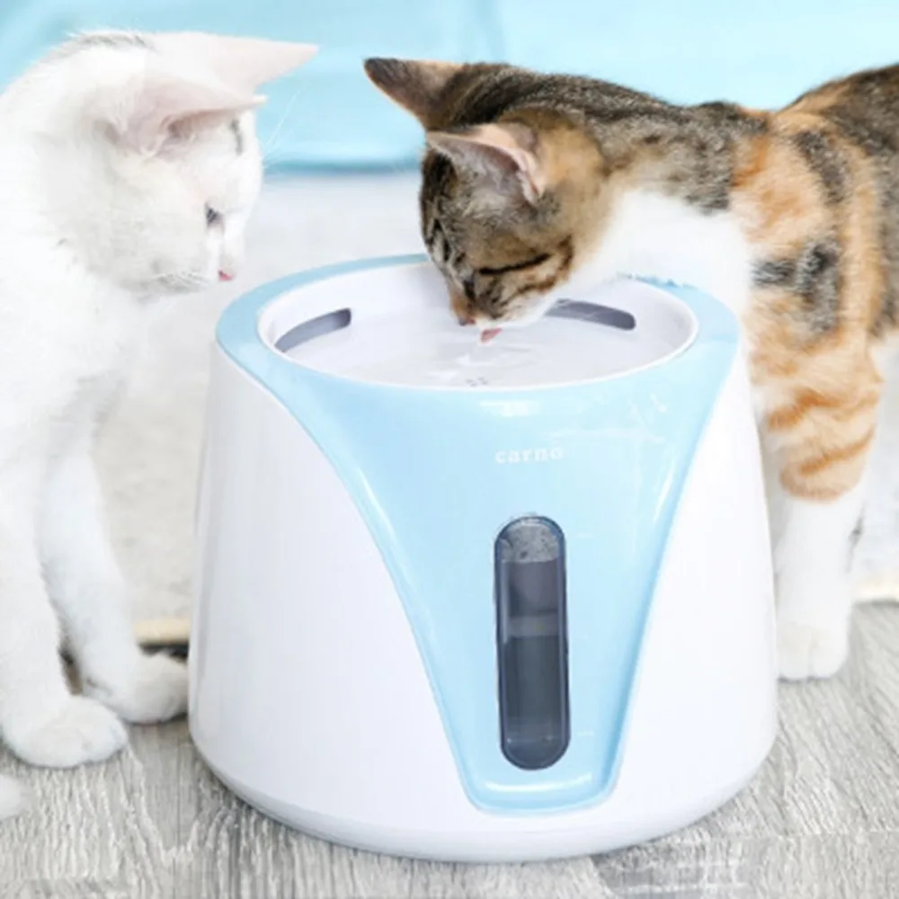 2L Automatic Cat Water Feeder Pets Dogs Feeding Water Bottle One touch