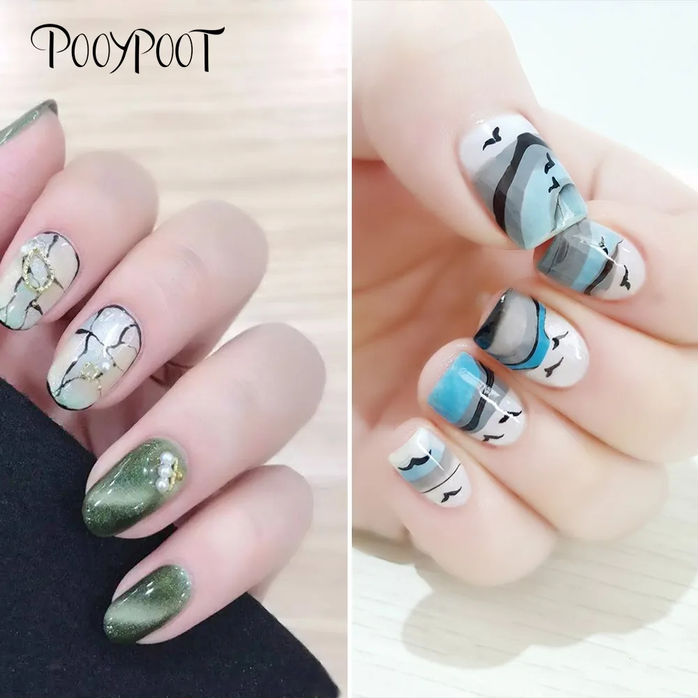 Pooypoot Blossom Gel Nail Polish Magic Blooming Effect Gel Lacquer Soak off UV Nail Gel Varnishes Nail Art Design DIY Decoration Pooypoot Blossom Gel Nail Polish Magic Blooming Effect Gel Lacquer Soak off UV Nail Gel Varnishes Nail Art Design DIY Decoration