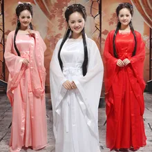 Бренд Новое поступление одноцветное ChineseTtraditional Для женщин Древний Инфанта Пери драматургического платье Размеры s m l xl AD20160405