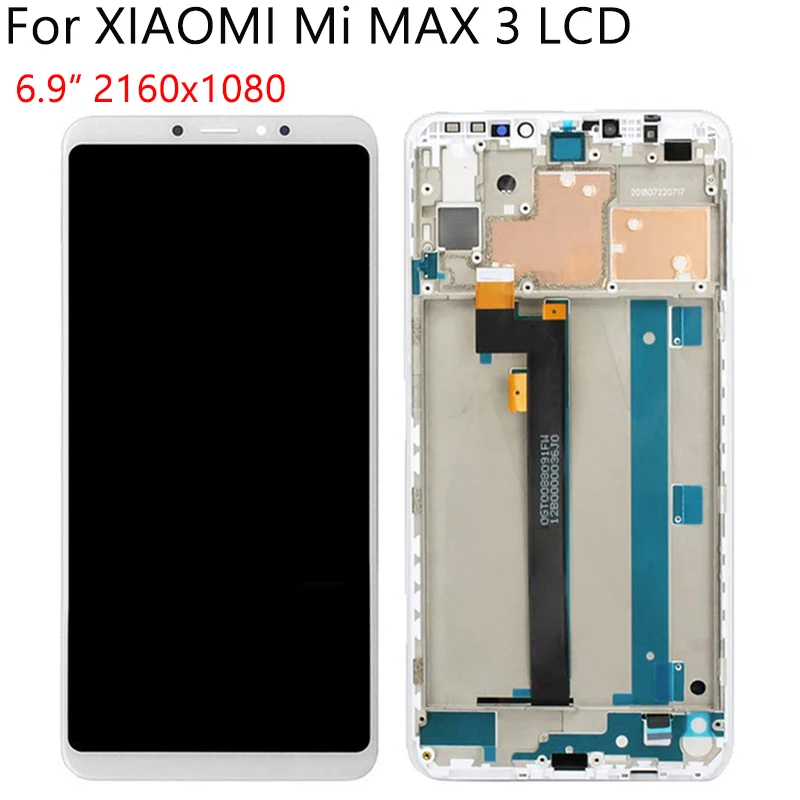 100% протестированный ЖК + рамка для Xiaomi Mi MAX 1 2 3 дисплей сенсорный экран дигитайзер