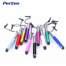 500pcs/lot FREE SHIPPING The Mini Flexible Retractable Universal Capacitive Stylus Touch Pen for Iphone Ipad Tablet PC