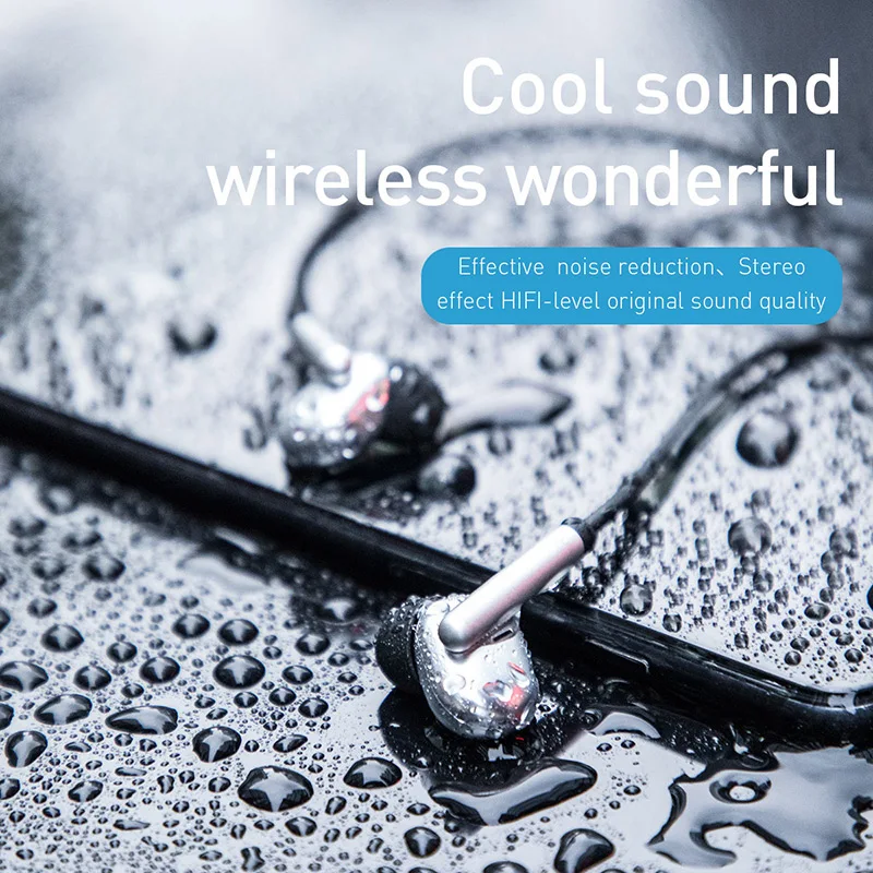 Продажа Baseus S30, Bluetooth 5,0, наушники, беспроводные, спортивные, стерео, наушники, водонепроницаемые, магнит, Bluetooth, наушники с микрофоном для телефона