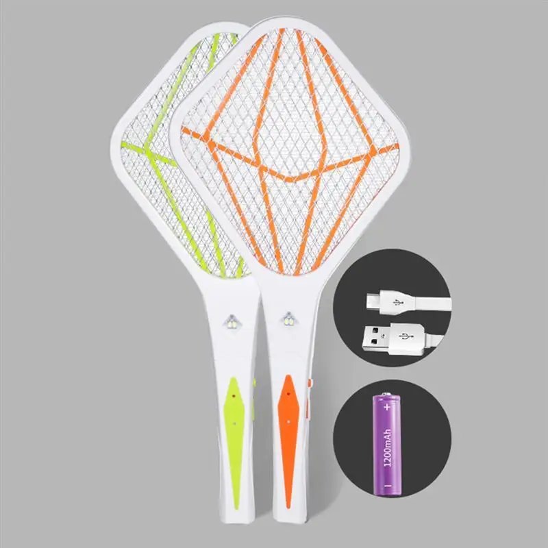 BESTOARD батарея-работает муха Swatter электронный Swatter USB Комаров Борьба с вредителями с длинной ручкой