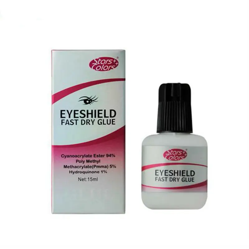Evaporate Fast Dry Black Eyeshield Glue Low Odor No Toxic Protective