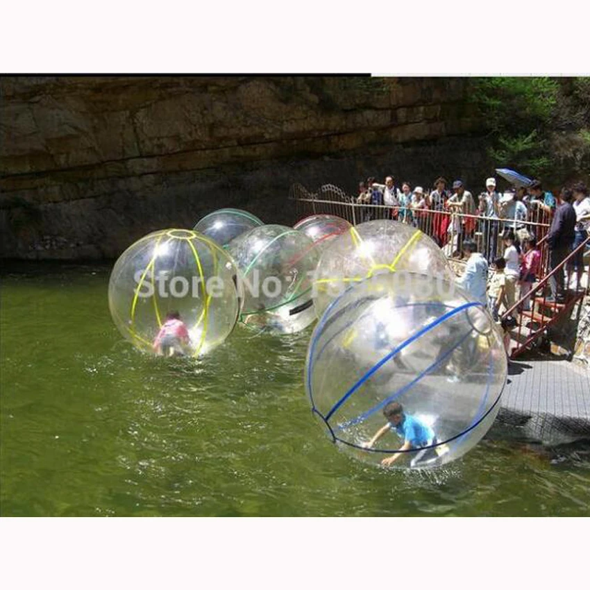 2 м диаметр Забавный развлекательный водный шар, надувной водный шагающий шар Зорб шар, для 1-2 человек