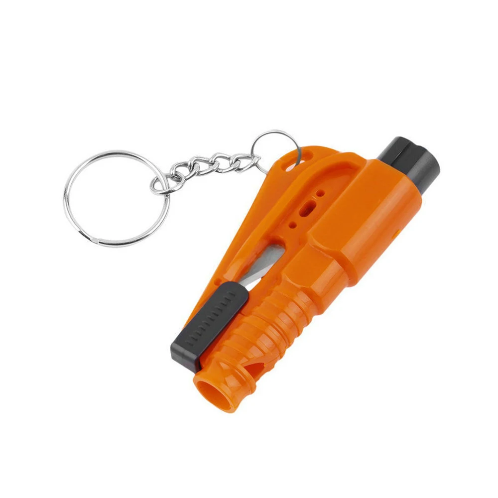 

3 in 1 Window Breaker Cutter Keychain for Car Auto Emergency Safety Hammer Belt Window Breaker Cutter Escape Tools