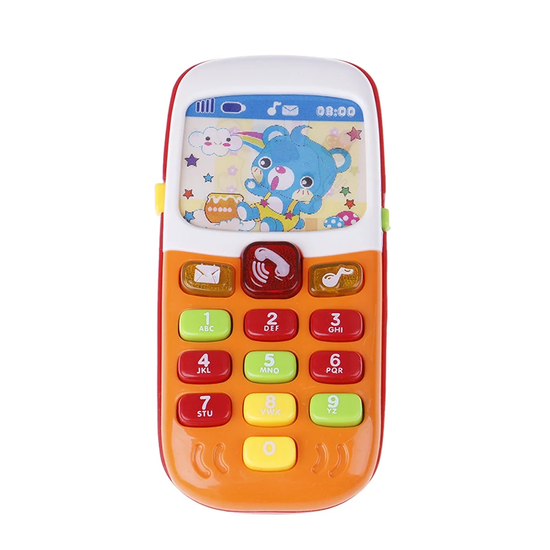 Музыкальный инструмент для ребенка электронный телефон музыкальная игрушка мини милый детский, для мобильного телефона телефон развивающие игрушки