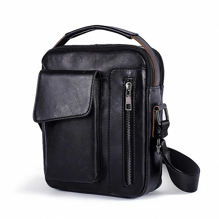 Echtes Leder Männer Tasche Mode Leder Crossbody-tasche Schulter Männer Messenger Taschen Kleine Casual Designer Handtaschen Mann Tasche LI-2219