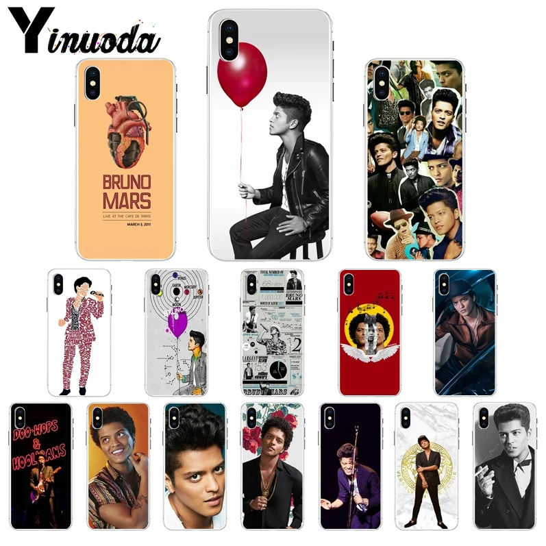 

Yinuoda BRUNO MARS Soft Silicone TPU Phone Cover for iPhone 7 7plus 5 5Sx 6 8 8Plus X XS MAX XR case