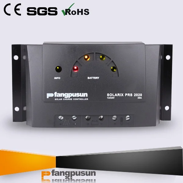 

20A 12V/24V Solarix PRS2020 Solar Charge Controller with LED display