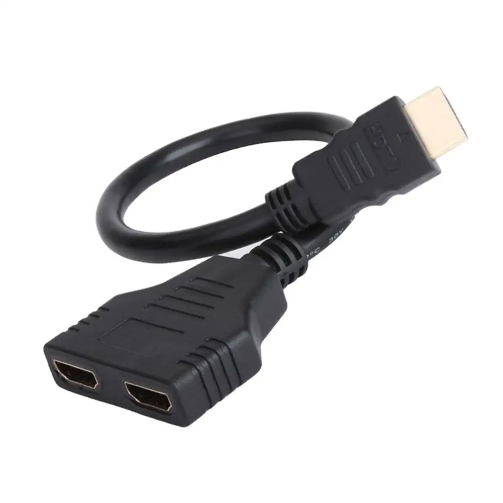 4K HDMI 2,0 мужчин и женщин сплиттер адаптер кабель 1 в 2 Выход HDMI штекер 2 HDMI конвертер UHD поддержка Ultra HD 3D 1 до 2 Splitt