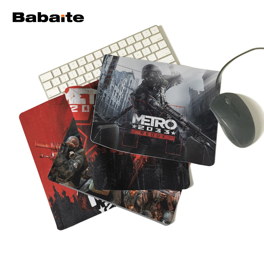 

Babaite Sale Metro Redux Game Wallpaper Art Professinal Printed Customized Mouse Pad Computer Laptop Mice Mat Optical Speed Pad