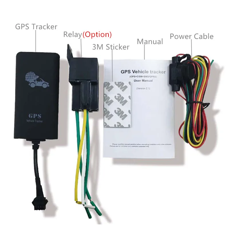 GPS трекер BW08B 4 контактный со встроенным аккумулятором с поддержкой GSM в режиме