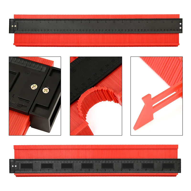 

20-inch profilometer tile edge forming gauge wood marker universal tool
