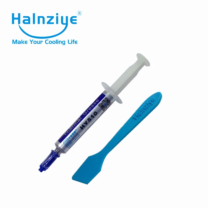 

30pcs/Lot! free shipping !HY510 2g opp bag with Syringe Thermal Paste Heatsink Compound for CPU Cooler VGA cooler