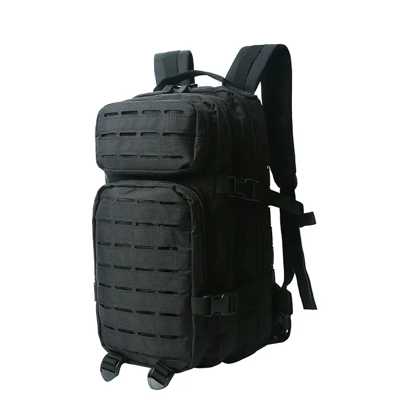 black 30L военный рюкзак Molle тактическая сумка водонепроницаемая сумка на открытом воздухе камуфляж военная сумка мужчины рыбалка охотничий рюкзак - Цвет: black