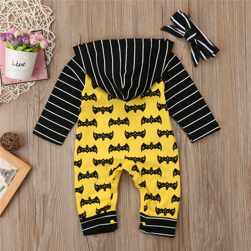 Emmababy для маленьких мальчиков и девочек с изображением Бэтмэна комбинезон