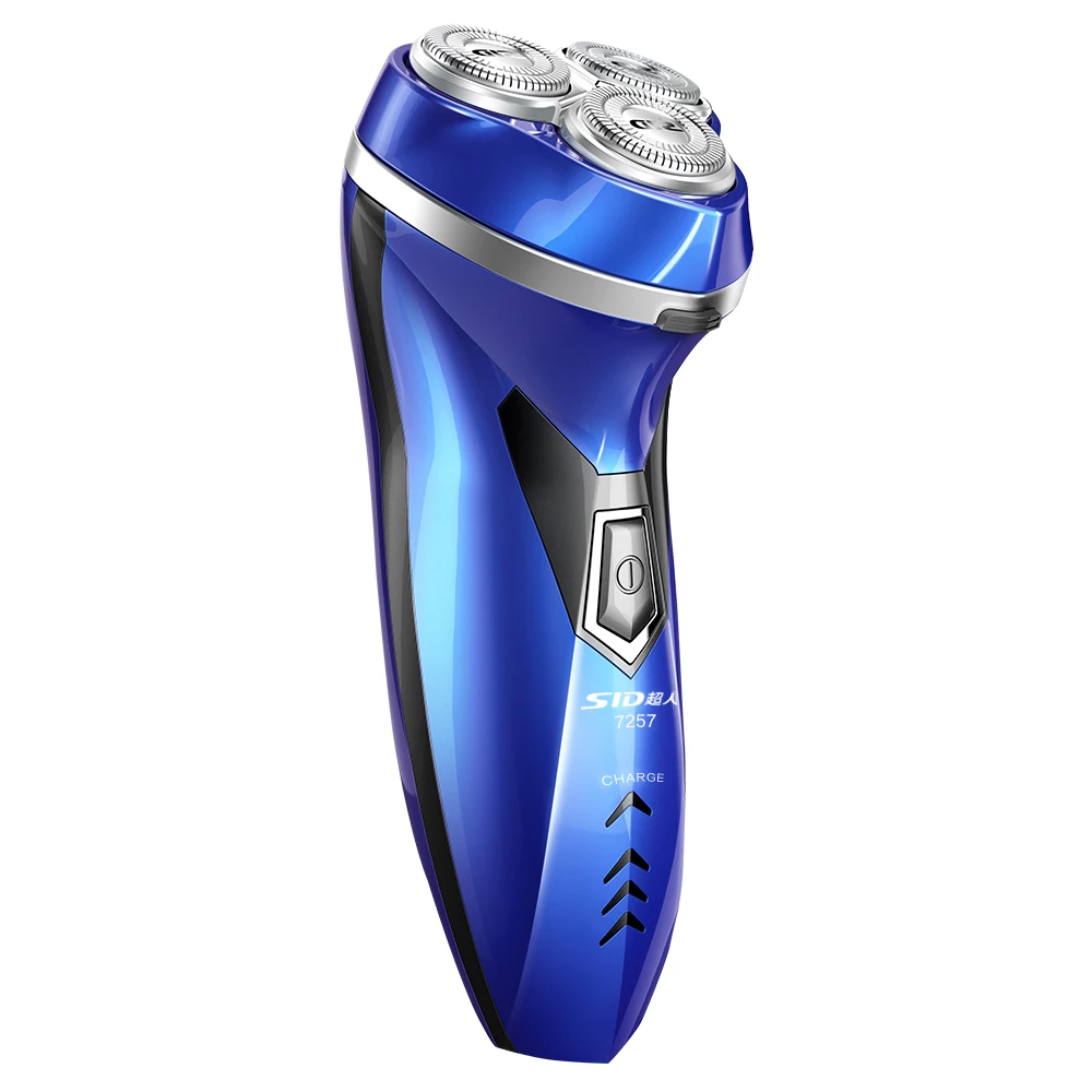 SID SA7257 3D Floating Head Electric Shaver Rechargeable Rotary headed