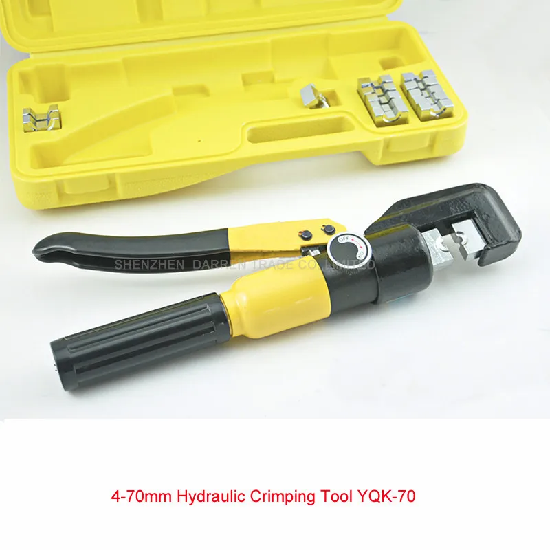 Hydraulic Crimping Tool Hydraulic Crimping Plier Hydraulic Compression Tool YQK-70 Range 4-70MM2 Pressure 5-6T Tools 