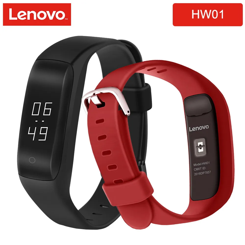 lenovo hw01 smart band with heart rate monitor